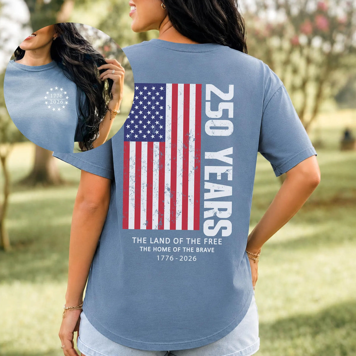 Vintage Style America 250th Anniversary Shirt - 1776-2026 - 4th of July Comfort Shirt HO82 902756