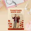 Custom Photo A Lifetime Of Love - Couple Acrylic Keychain HO82 893916