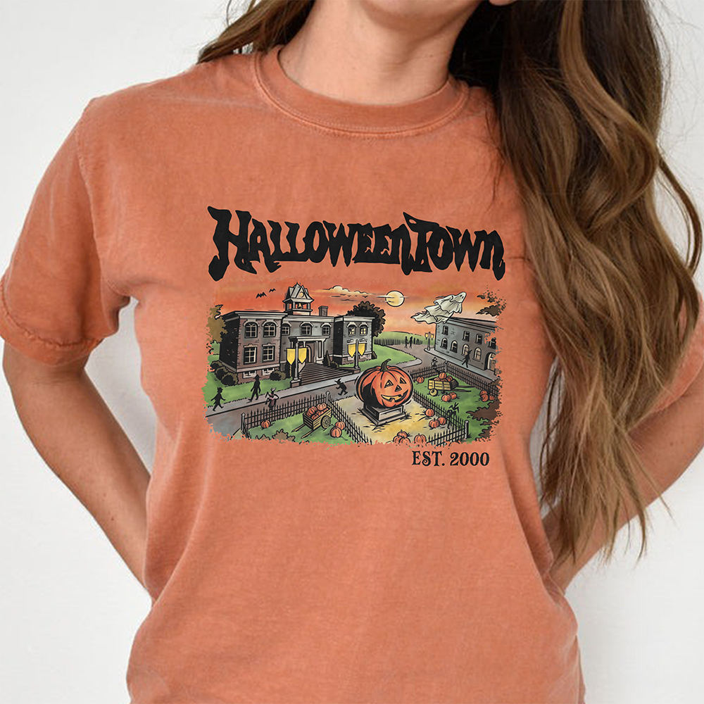 Vintage Retro Halloweentown University EST. 1998 Comfort Shirt LM32 669565