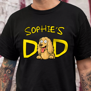 Personalized Dog Dad Dog Mom Dark Shirt HA75 892186