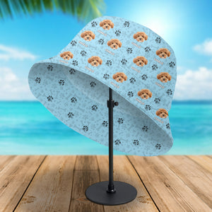 Custom Dog Photo With Bone For Dog Lover Bucket Hat TH10 894183