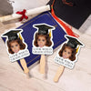 Look Who's Graduated Custom Funny Face Graduation 2026 Big Heads Face Fan CH07 895580