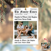 Custom Photo The Family Times Acrylic Ornament Holiday Keepsake HO82 894744