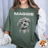 Custom Name & Photo Vintage Style Comfort Shirt Gift For Pet Lovers LM32 669423