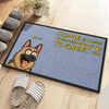 Home Is Where Someone Runs To Greet You Dog Personalized Doormat HA75 892184