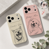 Custom Dog Dad, Dog Mom, Cat Dad, Cat Mom Personalized Leather Phone Case HA75 921888