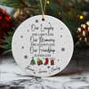 Custom Name Our Memories Are Countless Friendship Ceramic Ornament TH10 171399