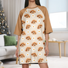 Custom Dog Cat Photo With Icon Raglan Nightgown Gift For Mom TH10 169479