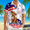 Custom Dog Photo Merica Hawaii Shirt TH10 169079
