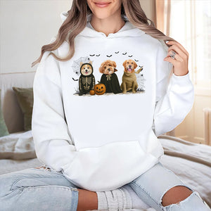 Custom Photo Gothic Halloween Shirt For Dog Lover TH10 896135