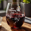 Personalized Best Mom Ever Wine Glass Mother's Day, Birthday Gift For Mom HA75 892300