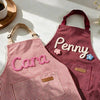 Personalized Cooking and Painting Apron With Pocket - Family Aprons, Birthday Gift HO82 904292