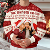Custom Photo Family Ugly Sweater Christmas, Funny Gift For Family, Dad, Mom, Grandpa, Grandma HA75 897126