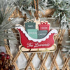 Personalized Name Sleigh Ornament, Family Keepsake, Christmas Gifts HO82 904304