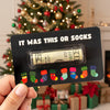 Personalized Gift Merry Christmas BRUH Money Holder Card LM32 897325