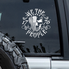 We the People 1776 Skull American Flag Car Window Decal Sticker HA75 898970