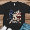 1776–2026 Patriotic 250 Years Independence Day Embroidered Effect Dark Shirt LM32 668913