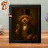 Custom Photo Fine Dog Finer Wine Poster Gift For Dog Lovers HO82 894584