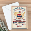 Custom Name Born in the Land of Free - Celebrating 250 Years Of Liberty Birthday Card LM32 897851