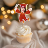Custom Funny Face Graduation Decoration Cupcake Toppers HA75 920066