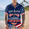 Custom Name America 250 Years Semiquincentennial 1776-2026 Hawaii Shirt LM32 899543