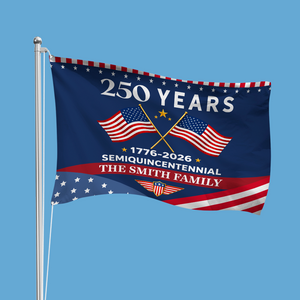 250 Years Semiquincentennial 1776-2026 America House Flag CH07 910184