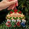 Custom Family Name Christmas Decor - Personalized Acrylic Ornament CH07 899494