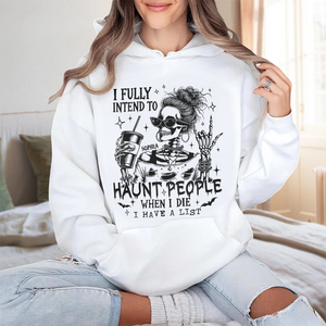 Personalized I Fully Intend To Haunt People Funny Halloween Bright Shirt HA75 897494