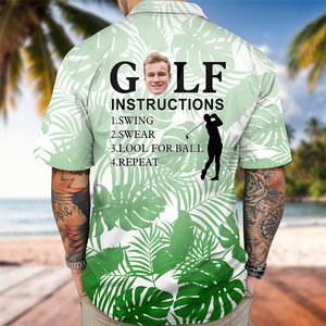 Custom Golf Player Photo & Name Hawaii Shirt Gift for Golf Lovers TH10 898181