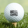 Personalized USA Flag Golf Ball Stamp Box Gift for Golfer, Golf Ball Marker HA75 921104