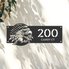 Personalized American Eagle Address Metal Sign, Patriotic House Number HO82 901152