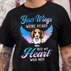Custom Photo Dog Cat In Heaven Dark Shirt, Memorial Gift For Dog Lovers, Cat Lovers CH07 896336