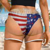 Funny Sexy Women's Beach Short USA Flag Funny Swim Trunks CH07 180142