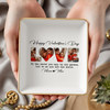 Custom Photo To Me You Are The World Valentine Jewelry Dish HO82 901118