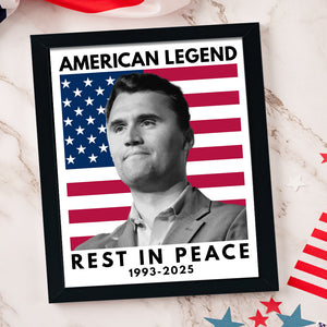 Charlie Kirk - America Legend Rest In Peace Picture Frame HO82 65802