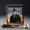 Personalized Vintage Photo His Whiskey Glass HA75 921686