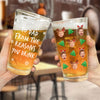 Custom Photo To Dad From The Reasons You Drink Print Beer Glass For Christmas HO82 894370
