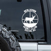 Personalized Hunting Club Car Window Decal Sticker CH07 910308