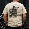 Personalized Christian Lion Cross Man Of God Husband Dad Protector Hero Men Back & Front Shirt TH10 169649