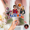 Custom Photo Senior 2026 Graduation Sports Face Fan HA75 920058