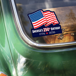 250th Birthday 1776-2026 Car Window Decal Sticker TH10 896749