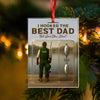 Personalized Hooked the Best Dad Ever Family Fishing Fun Acrylic Ornament LM32 895555