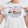Custom Photo Happy Mother's Day & America 250 To My World Bright Shirt HO82 902132