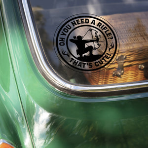 Feet Hangin We Bangin Car Window Decal Sticker For Hunting Lovers LM32 897293