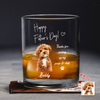 Custom Photo To the World’s Best Dog Dad We Woof You Whiskey Glass - Father’s Day Gift CH07 911424