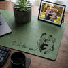Custom Photo Sketch Line Art Dad We Love You Desk Mat - Father's Day Gift For Husband, Daddy LM32 669005