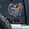 USA 250 Anniversary Eagle 1776-2026 Car Window Decal Sticker TH10 898887