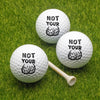 Not Your Ball Golf Ball Funny Golfer Gift for Men Women CH07 911226