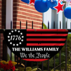Custom Family Name We The People America Non-Pleated Fan Flag TH10 898537