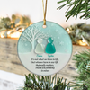 Personalized 2D Friendship Sea Glass Ceramic Ornament, Best Friend Christmas Gift CH07 899862